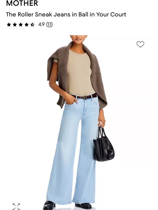 MOTHER Denim - Mother jeans The Roller Sneak Balls in your court